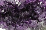 Dark Purple, Amethyst Crystal Cluster - Uruguay #122057-1